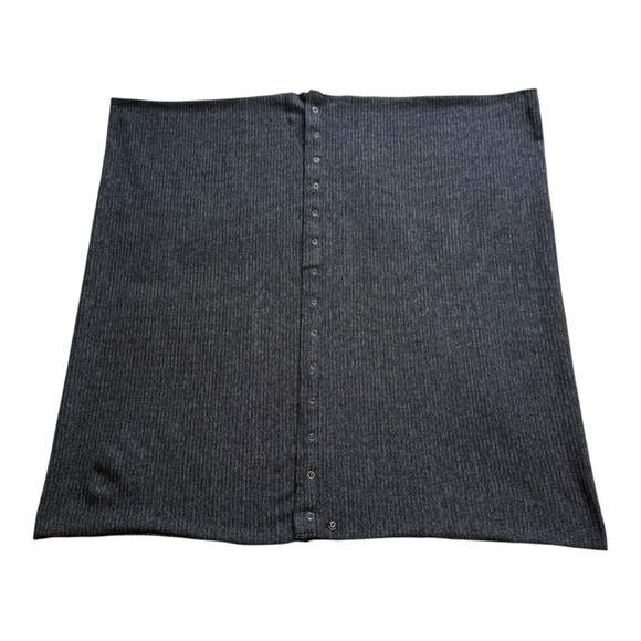 Lululemon Vinyasa Black Scarf Wrap Mini Check Pique - Picture 3 of 13